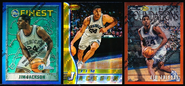 1990’s Jimmy Jackson NBA “Refractors”- 3 Diff.