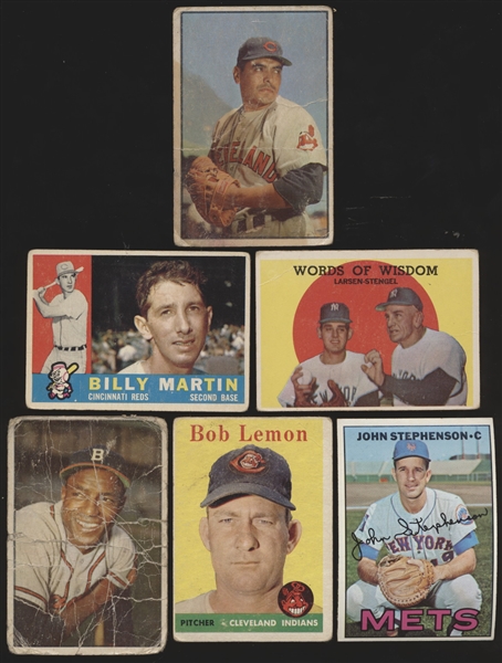 Six Baseball Cards