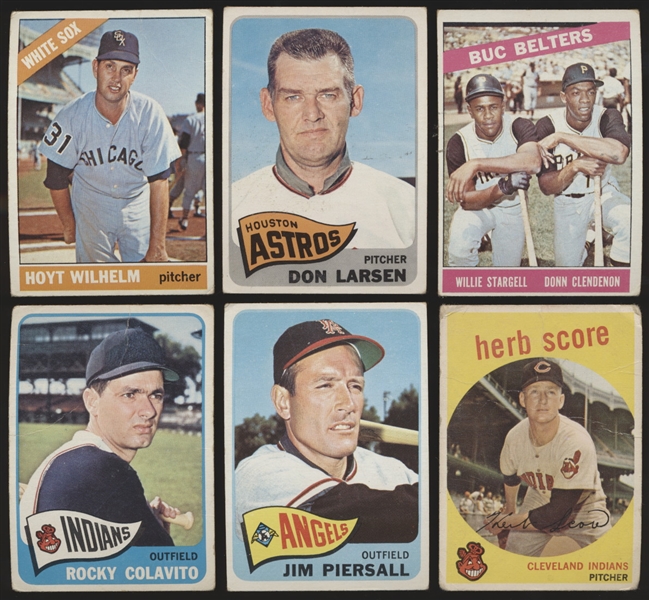 Six Baseball Cards