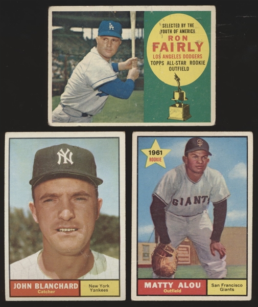 1960/61 Topps Baseball- 40 Cards