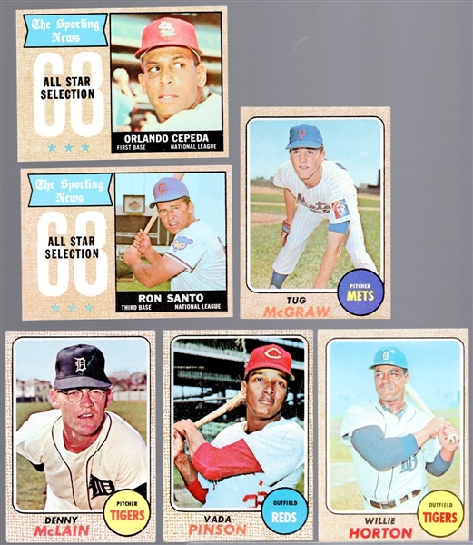 1968 Topps Bb- 6 Diff