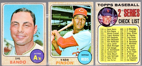 1968 Topps Bb- 18 Diff