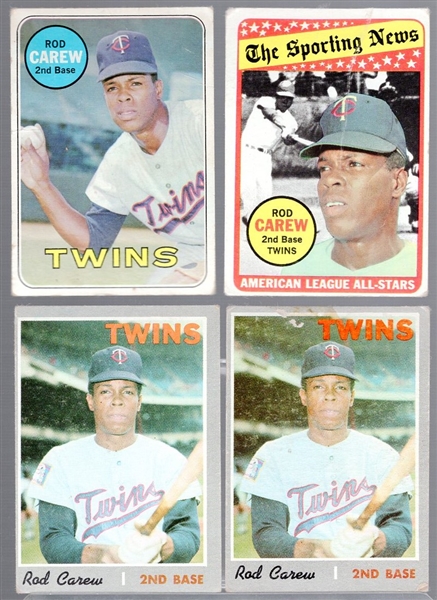 Rod Carew- 4 Cards