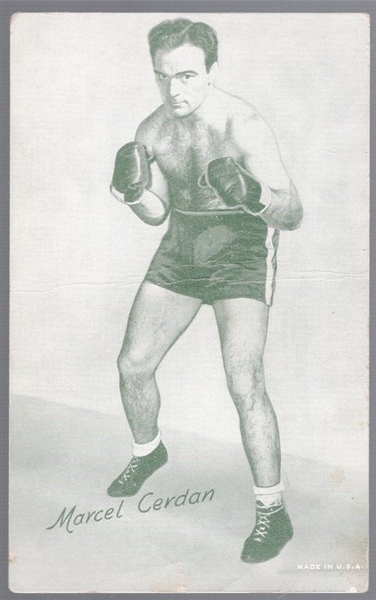 1940’s-50’s Exhibit Boxing- Marcel Cerdan