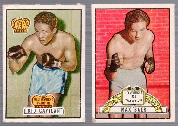 1951 Topps Ringside Boxing- 2 Diff. Cards