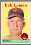 1958 Topps Baseball- #2 Bob Lemon, Cleveland