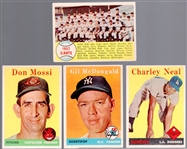 1958 Topps Baseball- 4 Diff