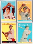 1958 Topps Baseball- 4 Diff