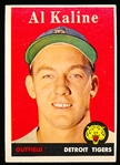 1958 Topps Baseball- #70 Al Kaline, Tigers