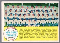 1958 Topps Baseball- #246 Yankees Team