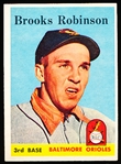 1958 Topps Baseball- #307 Brooks Robinson, Orioles