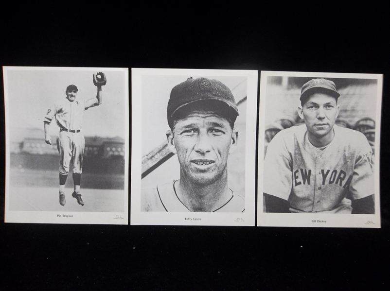 1960s Sports Pix Baseball- 8" x 10" B & W Photos- 3 Diff