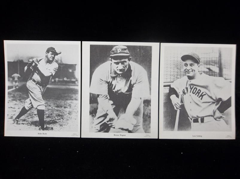 1960s Sports Pix Baseball- 8" x 10" B & W Photos- 3 Diff