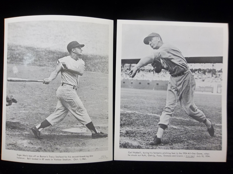 1960s Sports Pix Baseball- 8" x 10" B & W Glossy Photos- 2 Diff