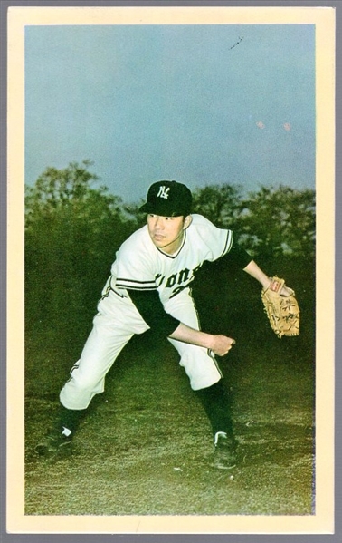 1964 JF1 Morinaga Japanese Baseball Standup- Kazuhisa Ianao (Lions Jersey)