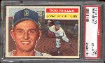 1956 Topps Baseball- #263 Bob Miller, Tigers- PSA Ex-Mt 6 