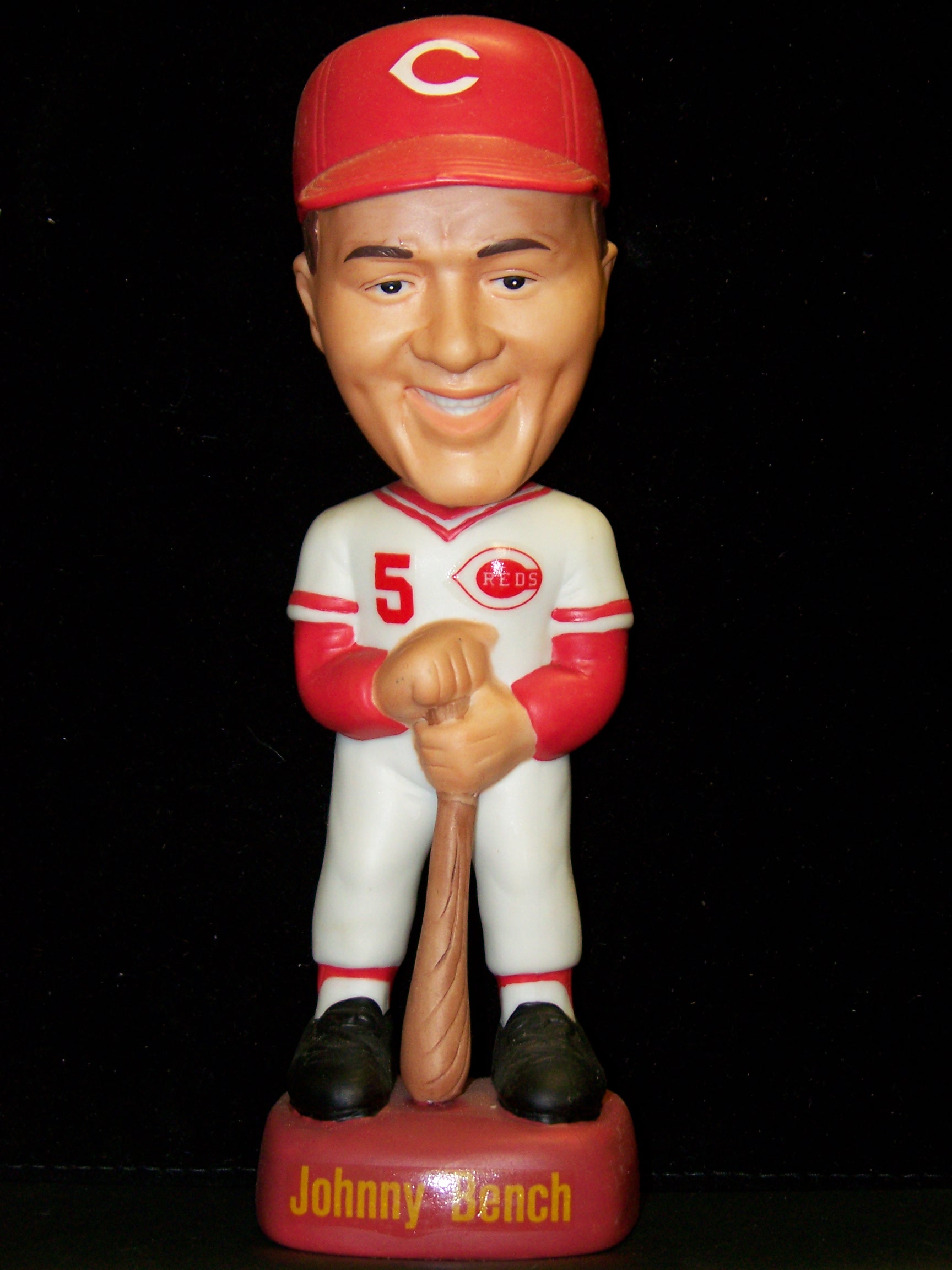 Johnny Bench 5 Reds Bobblehead 