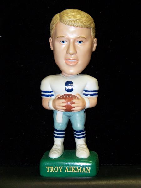 1993 M. Phillips Ltd. NFL Ceramic Bobble Head- Troy Aikman, Cowboys