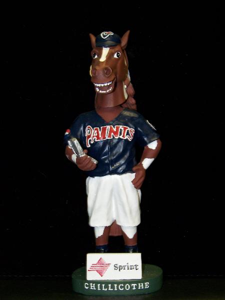 Chillicothe Paints Minor League Baseball Bobble Head- Chief Crazy Horse, Mascot