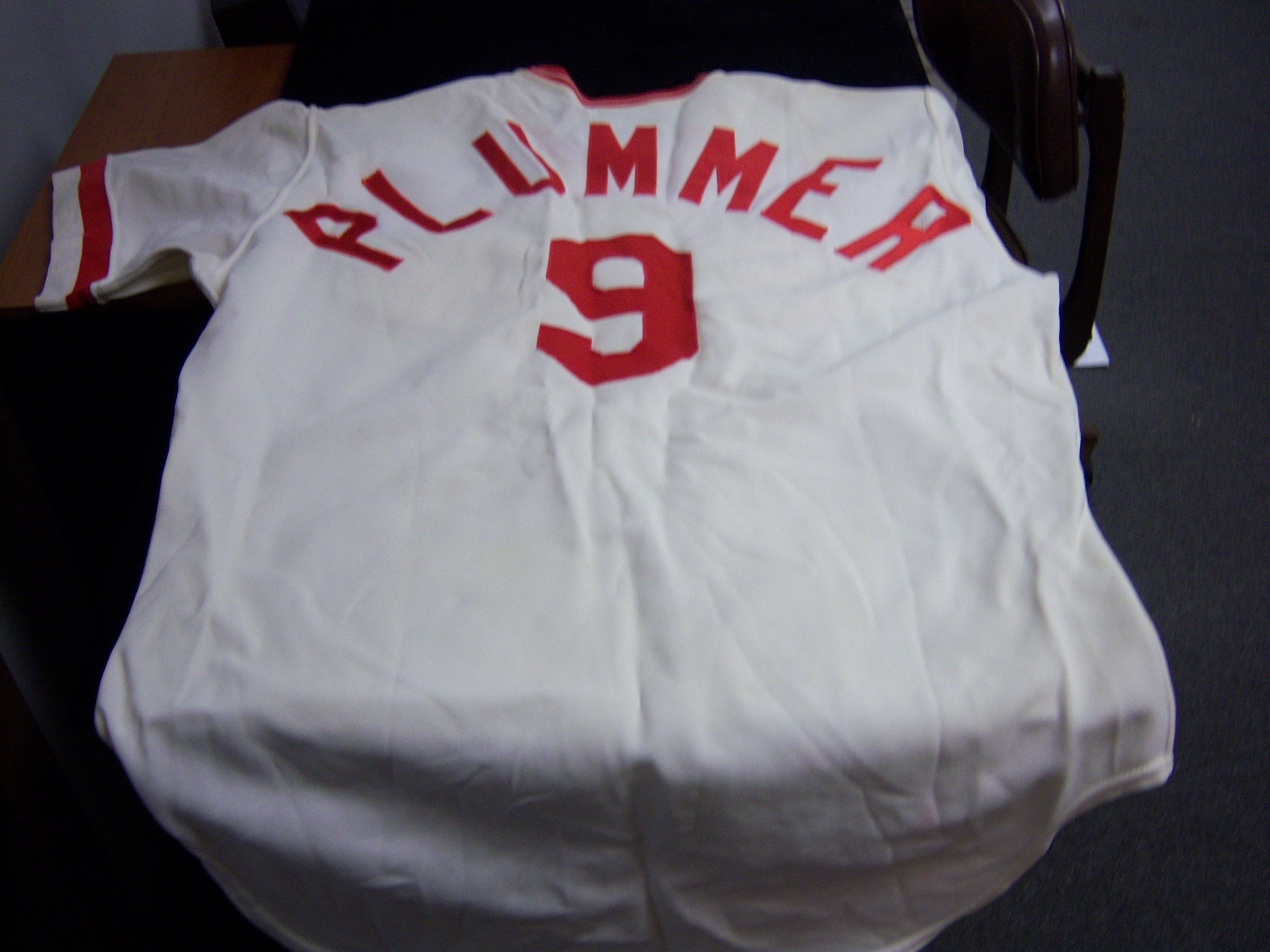 Lot Detail - 1976 Cincinnati Reds Bsbl. Bill Plummer Game Used Jersey