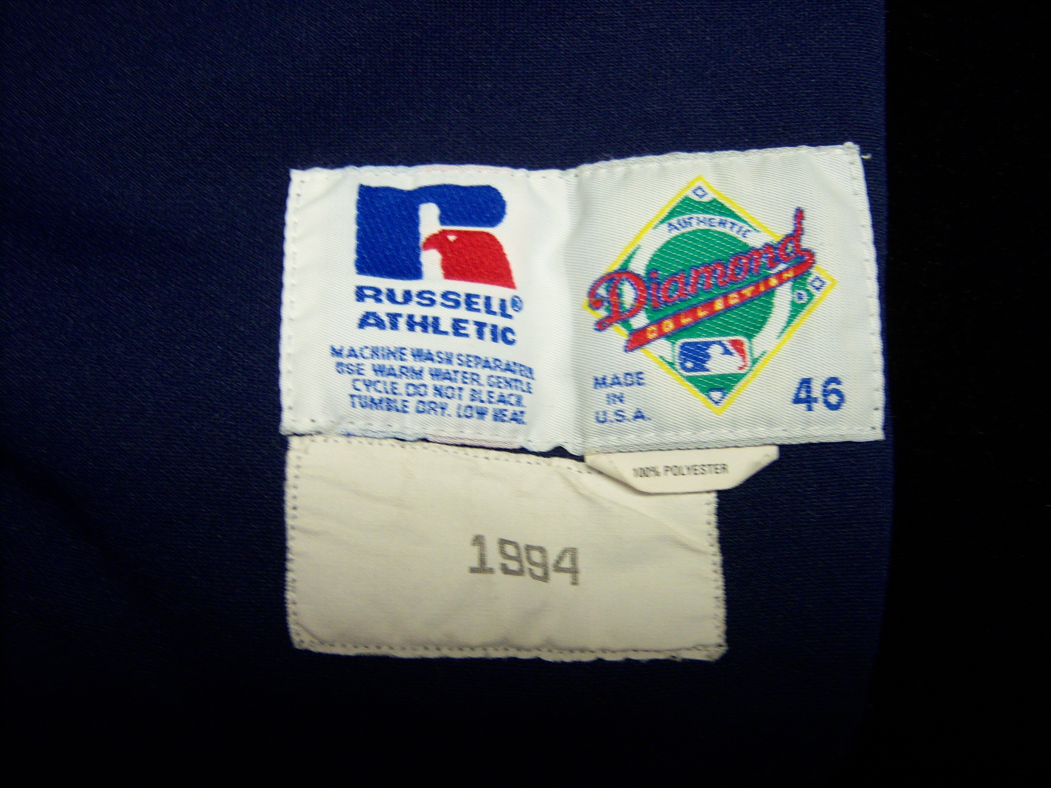 Lot Detail - 1994 Cleveland Indians Bsbl. Game Used Jersey- #9