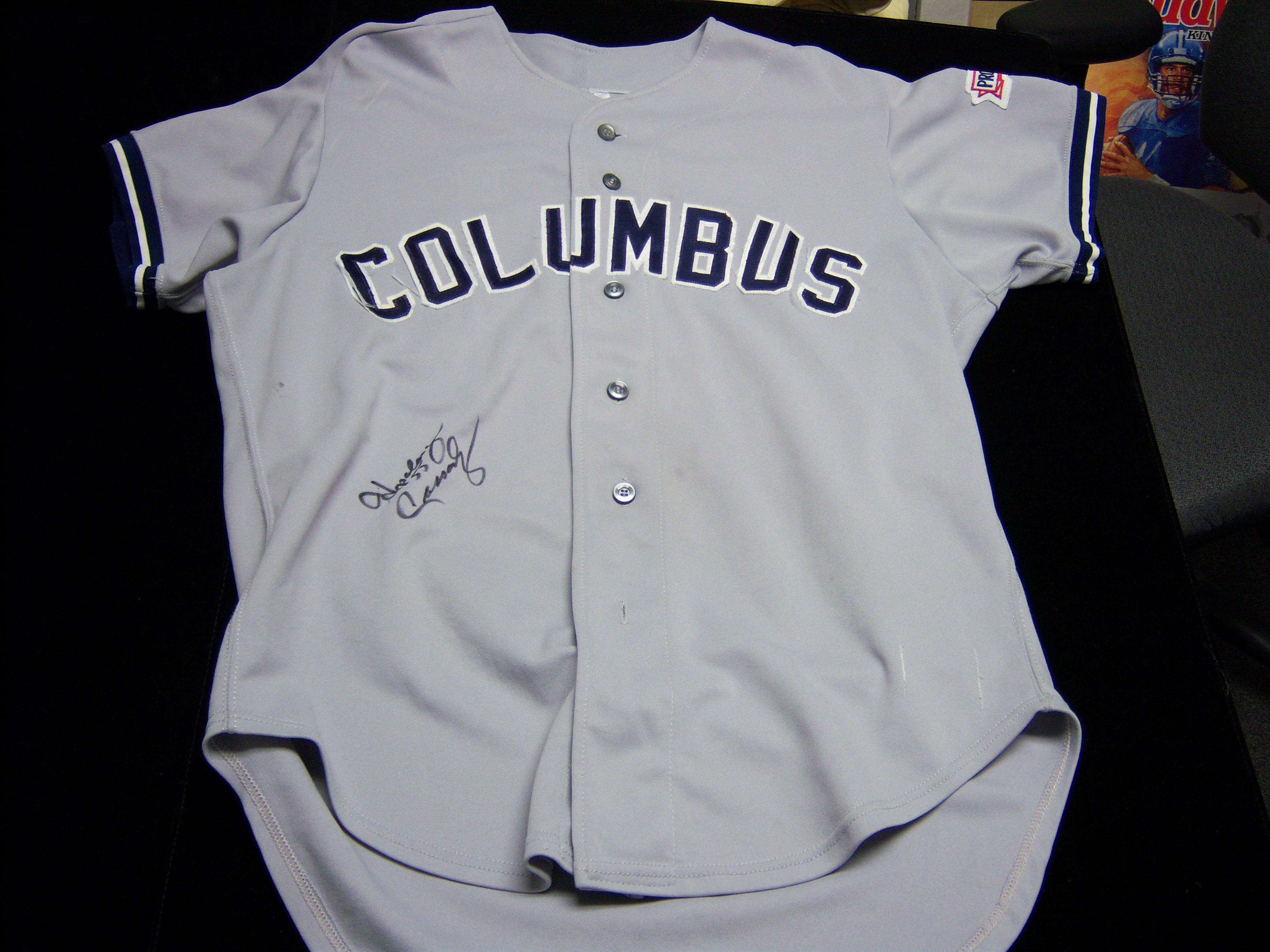 Lot Detail - 1990's Columbus Clippers Bsbl. Replica Jersey- #40