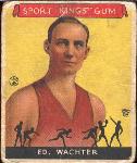 1933 Sport Kings- #5 Ed Wachter, Basketball