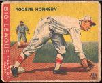 1933 Goudey Baseball- #119 Rogers Hornsby, Cardinals