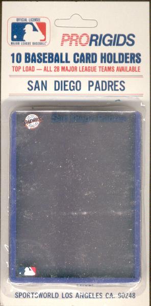 San Diego Padres Team Logo/Name Top Load Holders- 1 Box of 120 Holders