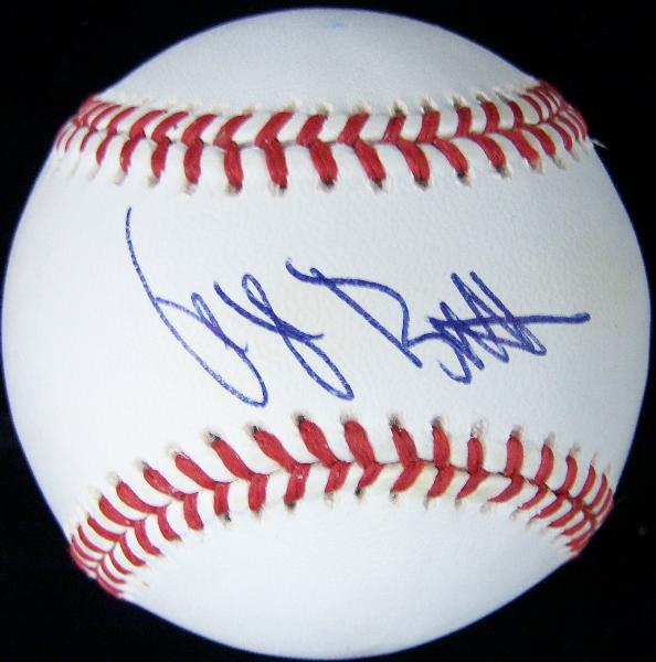 George Brett Autographed Official AL Bobby Brown baseball