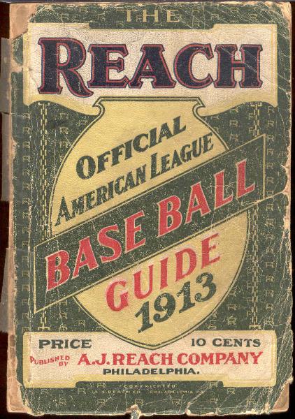 1913 “The Reach Baseball Guide”