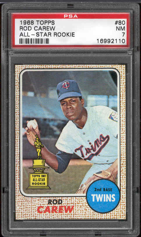 1968 Topps Rod Carew 2nd Card Twins #80 Baseball Card