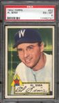 1952 Topps Baseball- #93 Al Sima, Senators- PSA Ex-Mt 6 