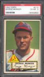 1952 Topps Baseball- #115 George Munger, Cardinals- PSA Ex-Mt 6