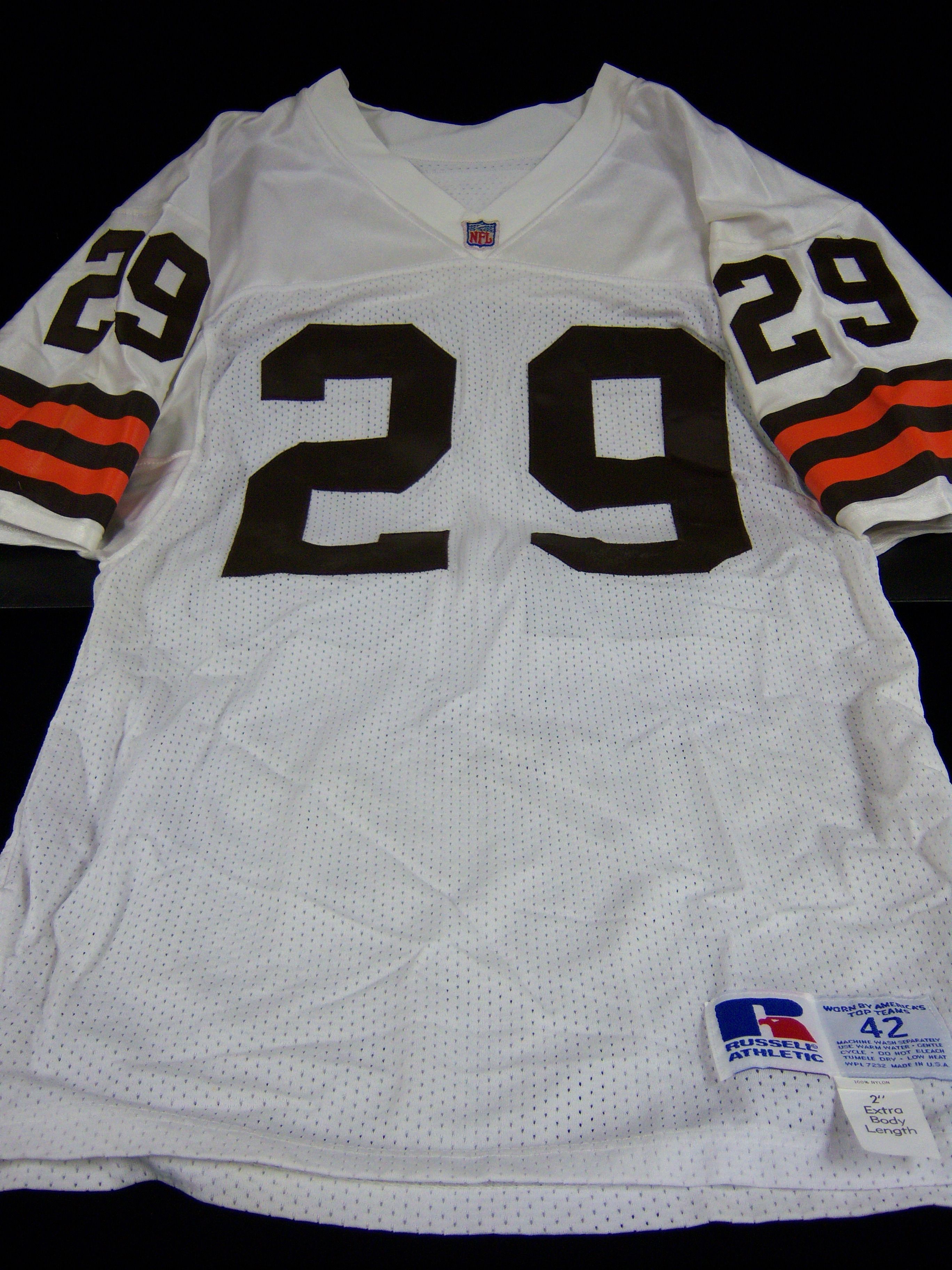 Hanford Dixon Signed Cleveland Browns Jersey (Playball Ink Holo) 3xPro Bowl  D.B