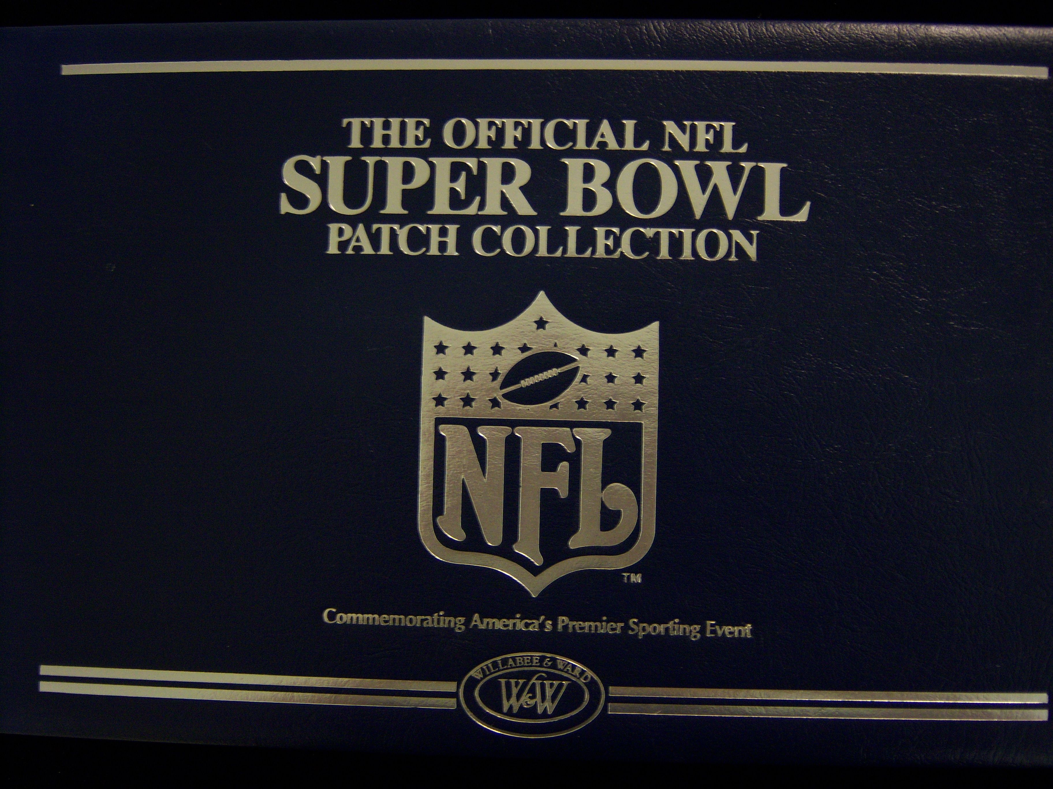 NFL Super Bowl Patch Collection