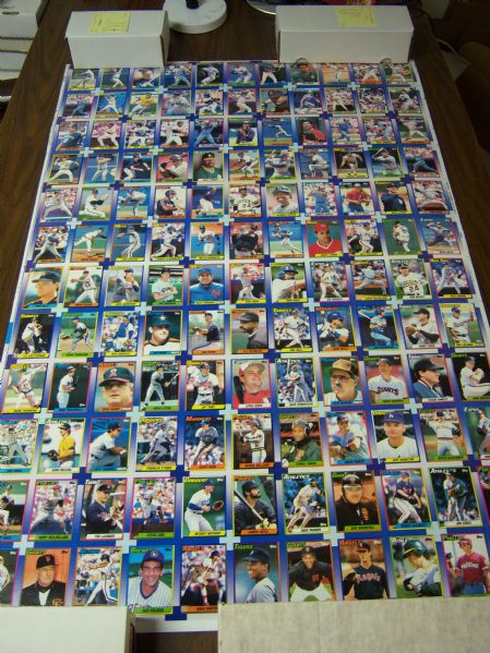 1990 Topps Baseball Uncut Sheets- 3 Diff.- Sheet “A”, “B”, & “C”