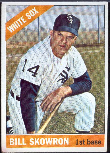 1966 T Bb- #590 Bill Skowron, White Sox