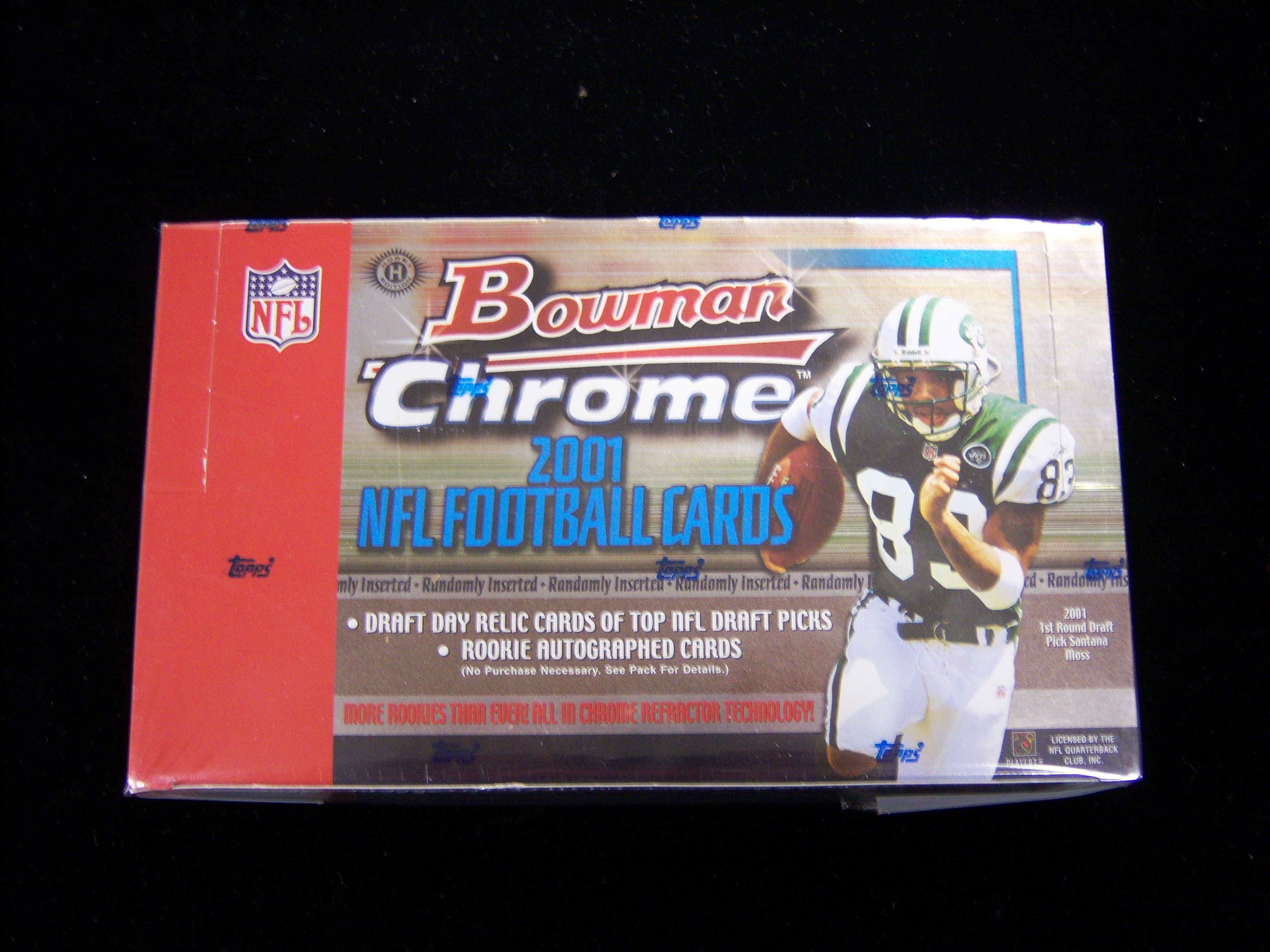 2001 Bowman Chrome Football Hobby Box