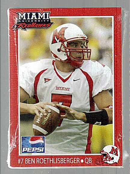 Ben Roethlisberger Miami University RedHawks College Football