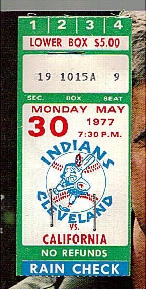 May 30, 1977: Dennis Eckersley no-hits Angels in Cleveland – Society for  American Baseball Research