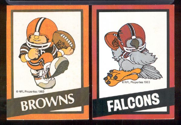 1983 NFL Properties “Huddles” Near Complete Set- 27 of 28