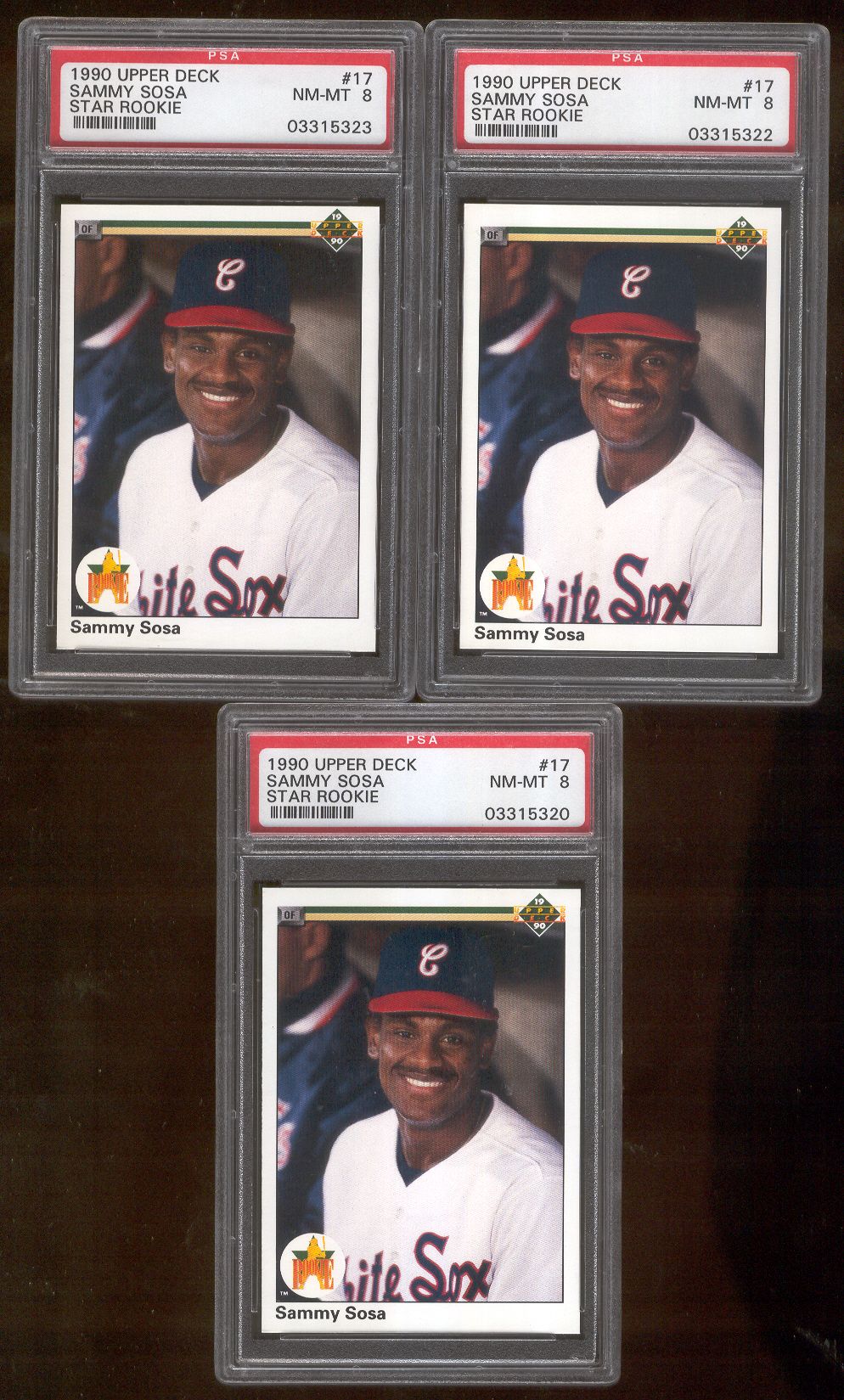 Upper Deck Sammy Sosa Baseball Trading Cards