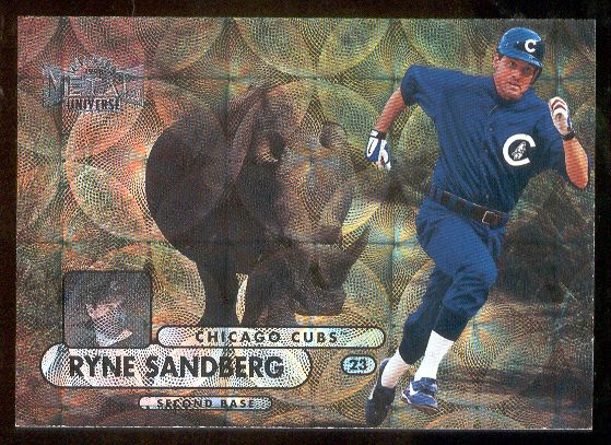 Ryne Sandberg Perez-Steele Hall of Fame art card