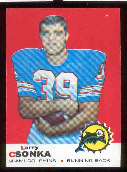 Lot Detail - 1969 Topps Fb- #120 Larry Csonka, Dolphins- RC