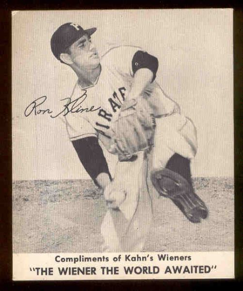 1957 Kahns Baseball- Ron Kline, Pirates