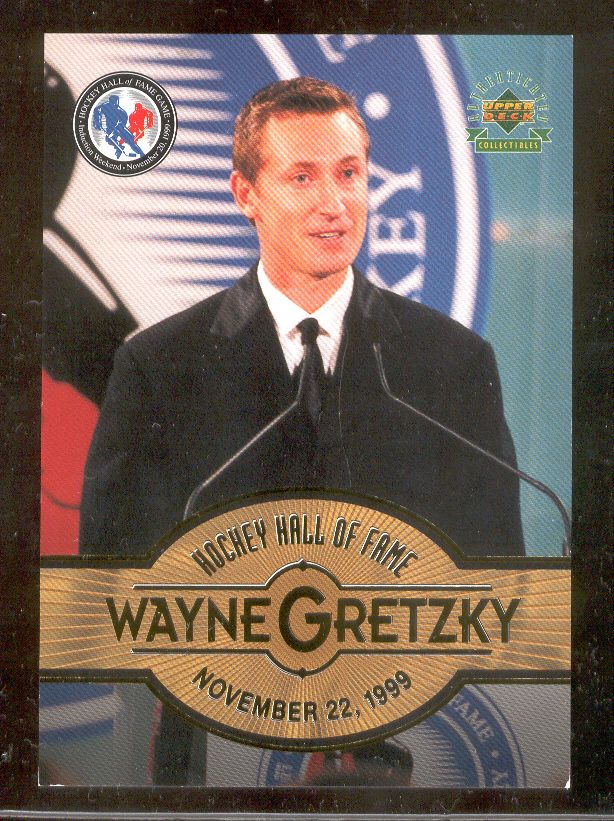 1999/00 Upper Deck Wayne Gretzky HALL OF FAME CAREER NO.HOF 26 on eBid  United States