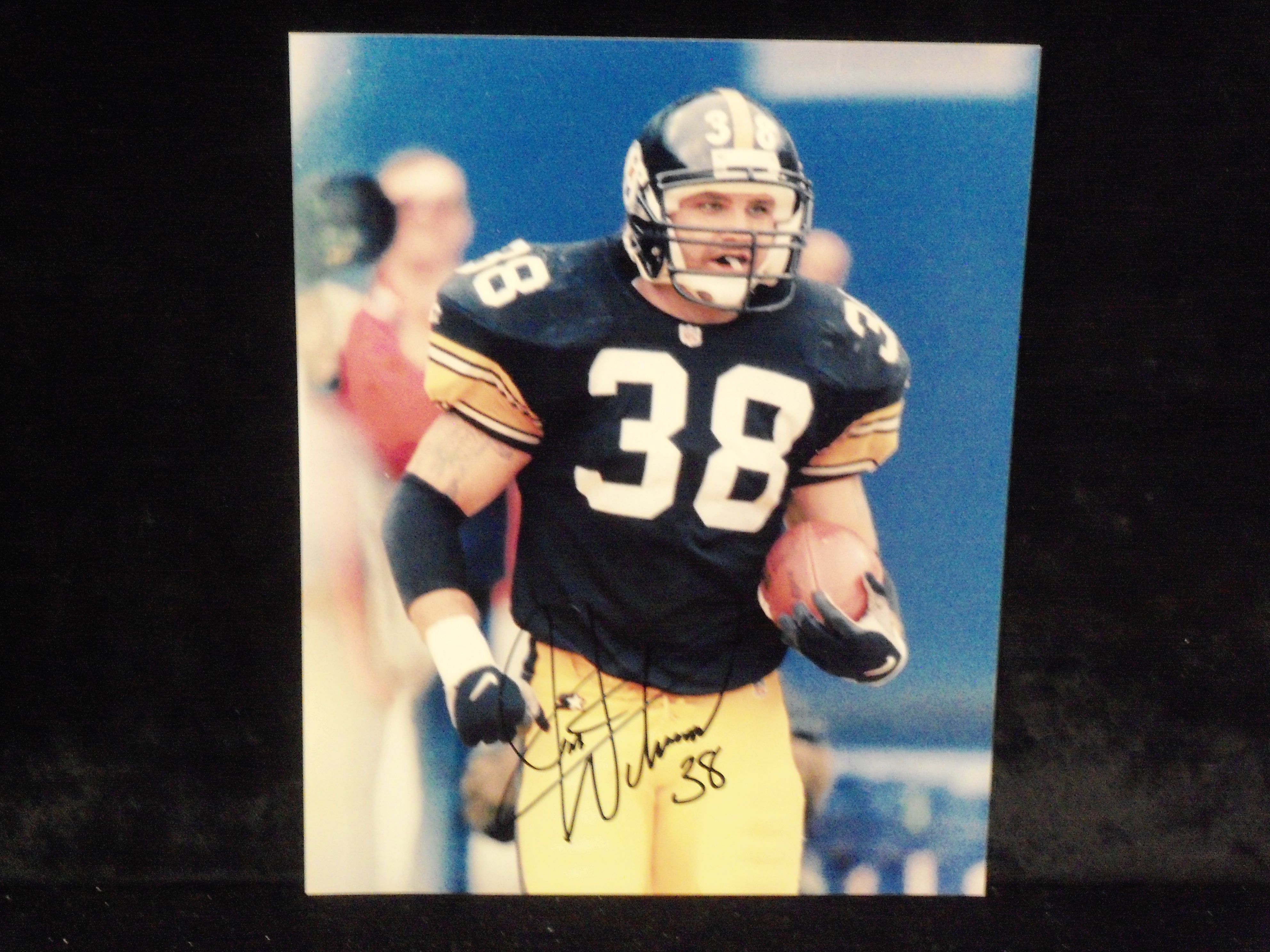 Jon Witman autograph 8x10, Pittsburgh Steelers, Bus Driver