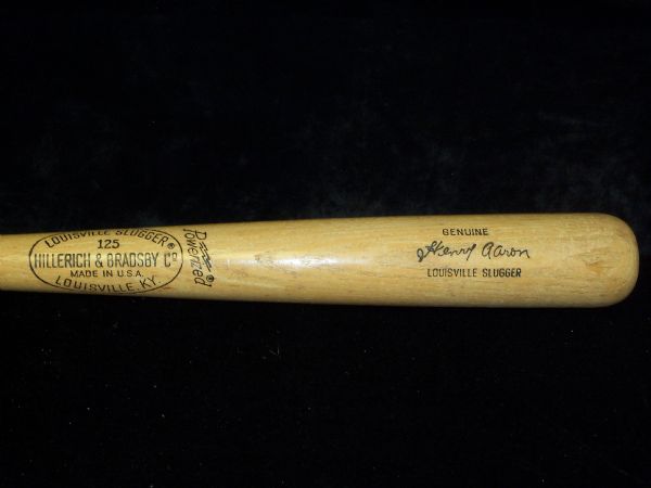 1960’s-70’s Louisville Slugger Hank Aaron Store Model Bat