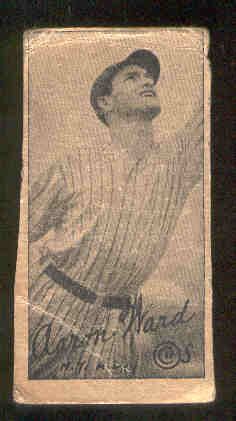 1923 W572 Strip Card- Aaron Ward, Yankees